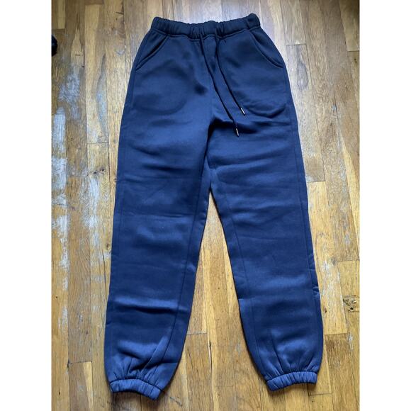 LADIES DRAWSTRING, JOGGER STYLE SWEAT PANTS-SLIGHT STRETCH-BNWOT-GRAY - Picture 1 of 2